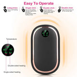 Rechargeable Hand Heater Pocket Warmer Power Bank with Digital Display Mobile Accessories - Tophatter Daily Deals