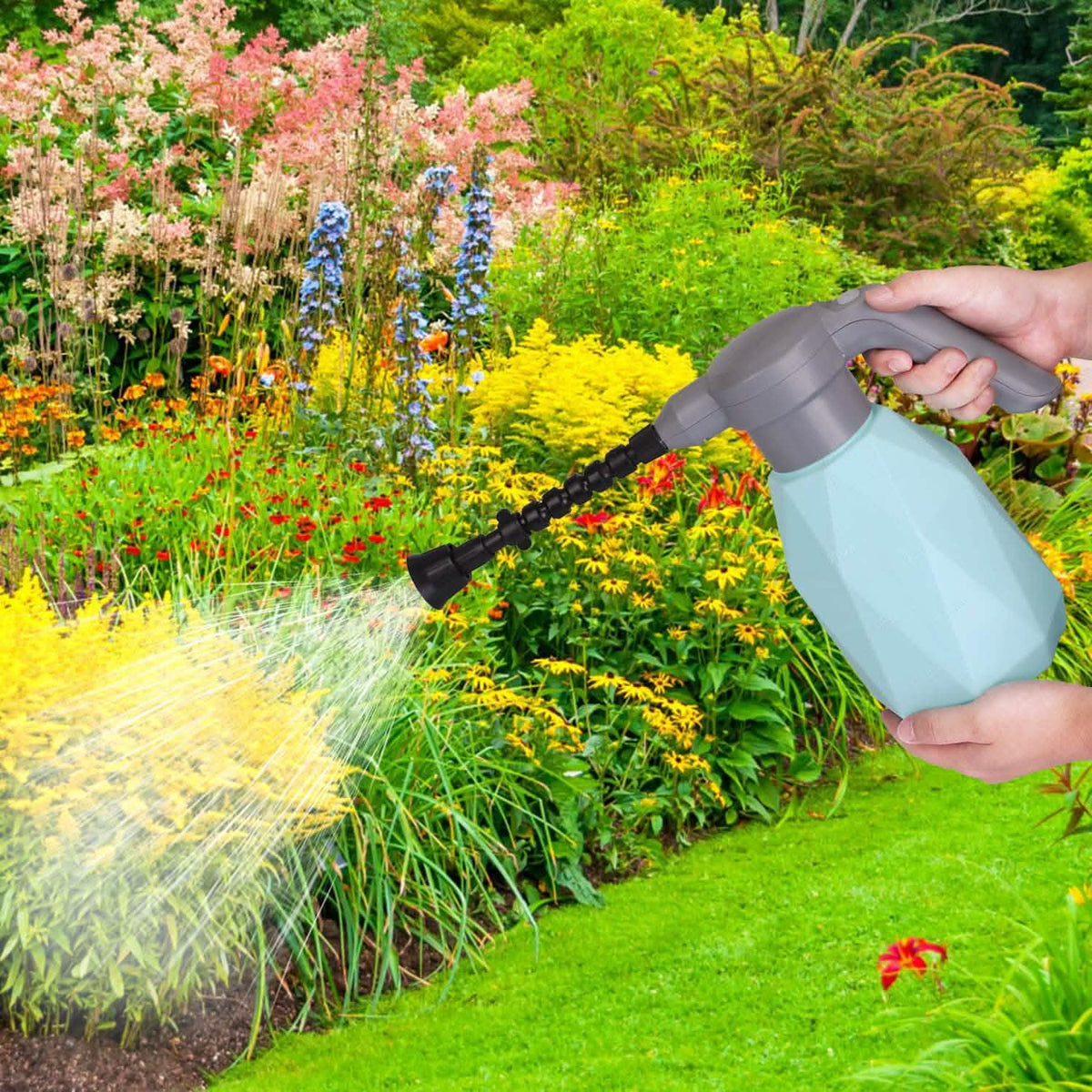 Rechargeable Handheld Automatic Electric Spray Bottle Garden & Patio - Tophatter Daily Deals