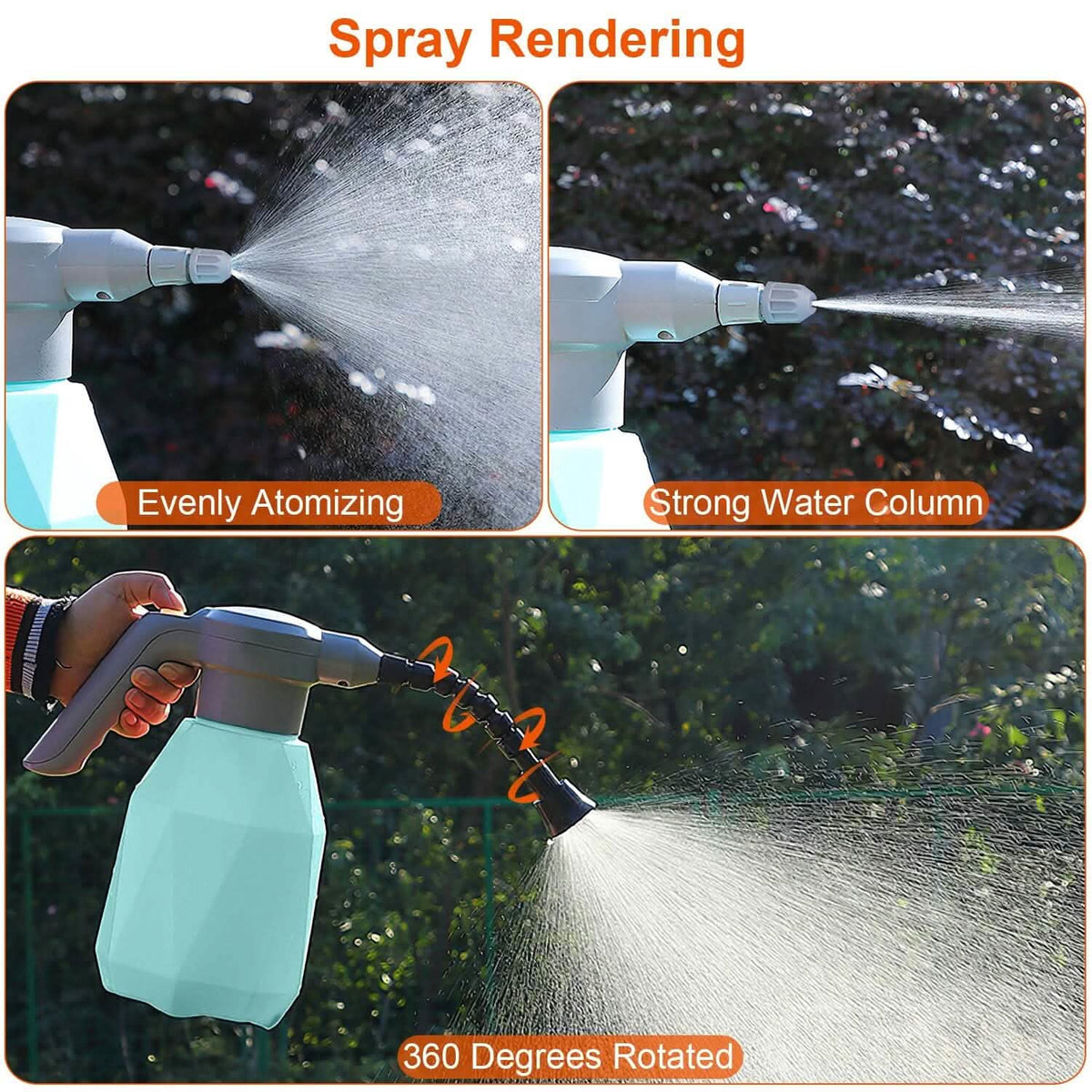Rechargeable Handheld Automatic Electric Spray Bottle Garden & Patio - Tophatter Daily Deals