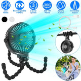 Rechargeable Handheld Fan with Flexible Tripod Outdoor Recreation - Tophatter Daily Deals