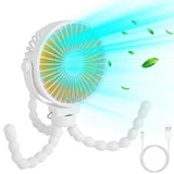 Rechargeable Handheld Fan with Flexible Tripod Outdoor Recreation - Tophatter Daily Deals