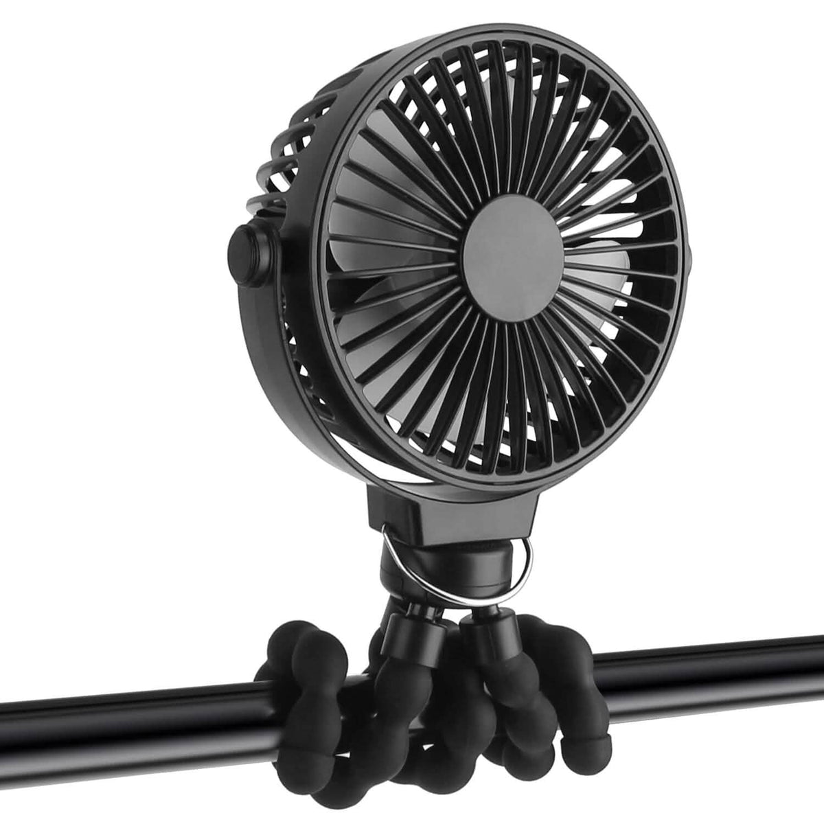Rechargeable Handheld Fan with Flexible Tripod Outdoor Recreation - Tophatter Daily Deals