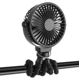 Rechargeable Handheld Fan with Flexible Tripod Outdoor Recreation - Tophatter Daily Deals
