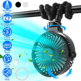 Rechargeable Handheld Fan with Flexible Tripod Outdoor Recreation - Tophatter Daily Deals