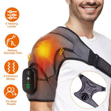 Rechargeable Heated Shoulder Wrap Massager Shoulder Brace Support with 3 Heating Levels Health & Wellness - Tophatter Daily Deals