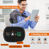 Rechargeable Heated Shoulder Wrap Massager Shoulder Brace Support with 3 Heating Levels Health & Wellness - Tophatter Daily Deals