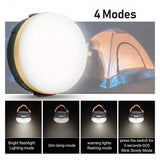 Rechargeable LED Camping Lantern with Magnet Base Outdoor Recreation - Tophatter Daily Deals