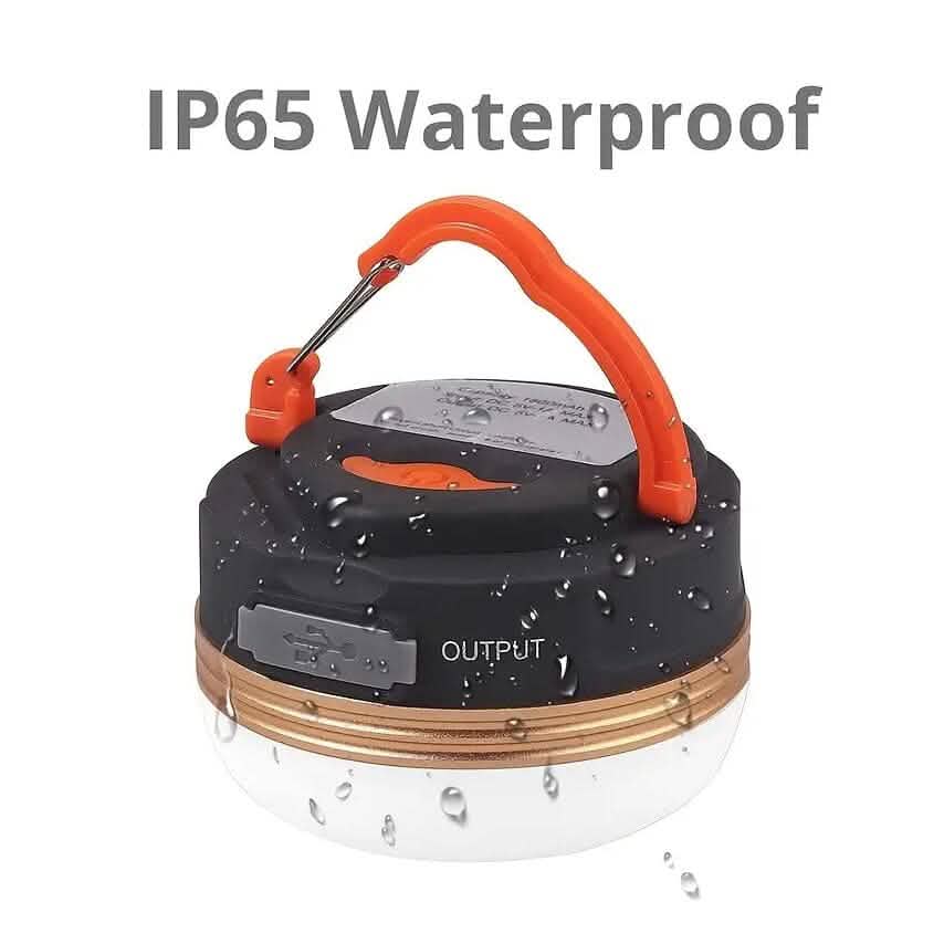 Rechargeable LED Camping Lantern with Magnet Base Outdoor Recreation - Tophatter Daily Deals