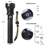 Rechargeable LED Flashlights 90000 Lumens Outdoor Recreation - Tophatter Daily Deals
