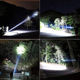 Rechargeable LED Flashlights 90000 Lumens Outdoor Recreation - Tophatter Daily Deals
