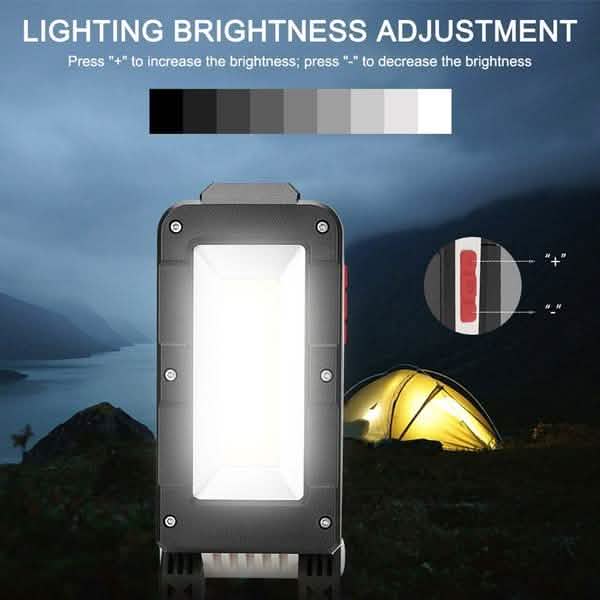 Rechargeable Magnetic Folding LED Outdoor Light Outdoor Lighting - Tophatter Daily Deals