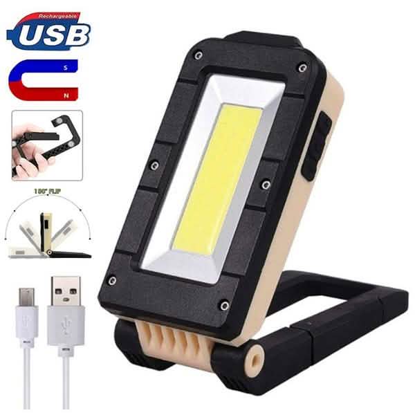 Rechargeable Magnetic Folding LED Outdoor Light Outdoor Lighting - Tophatter Daily Deals
