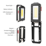 Rechargeable Magnetic Folding LED Outdoor Light Outdoor Lighting - Tophatter Daily Deals