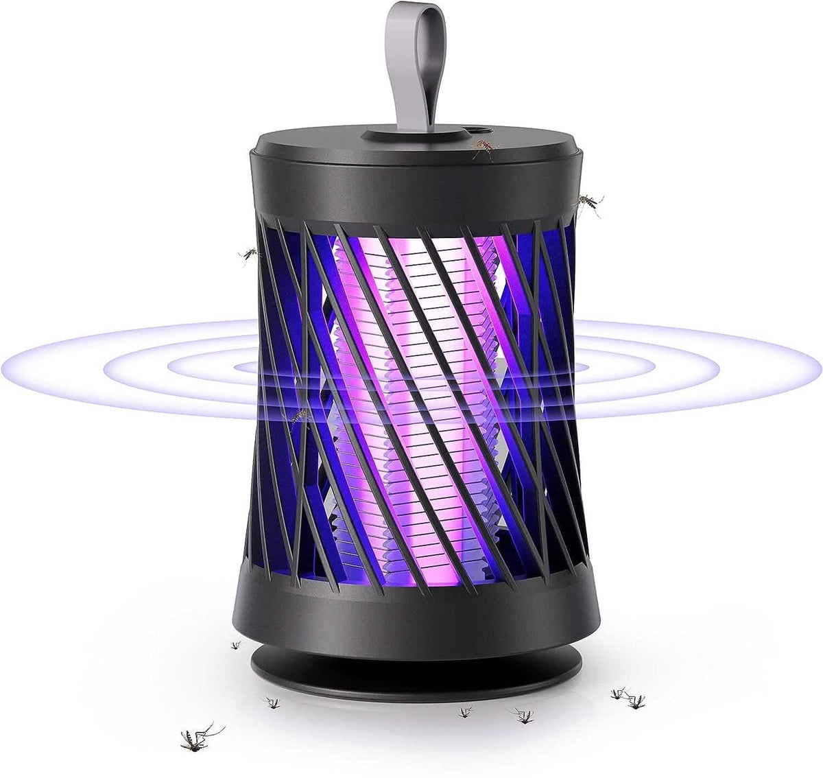 Rechargeable Mosquito Killer Lamp with Night Light Gray Pest Control - Tophatter Daily Deals