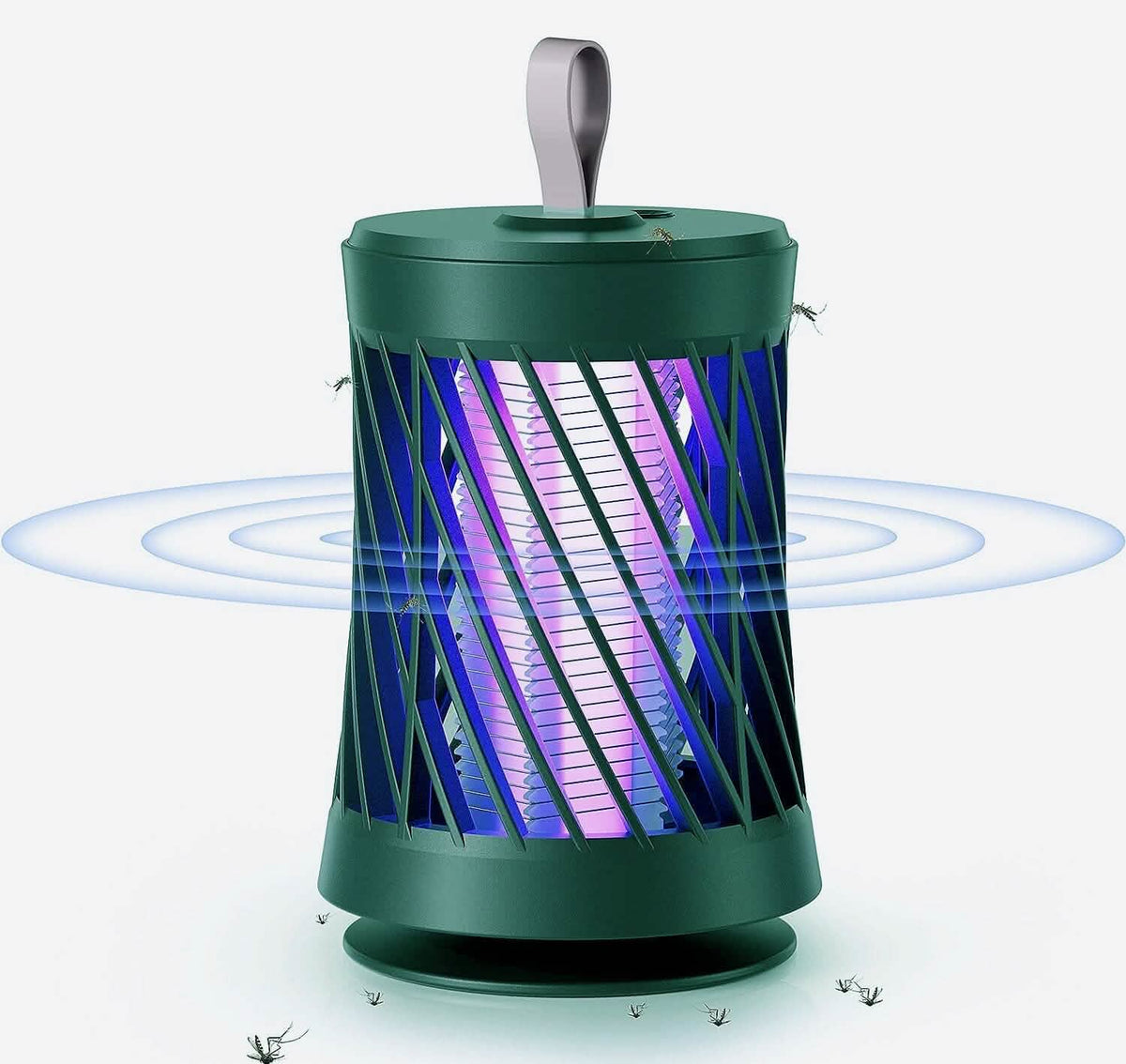 Rechargeable Mosquito Killer Lamp with Night Light Green Pest Control - Tophatter Daily Deals