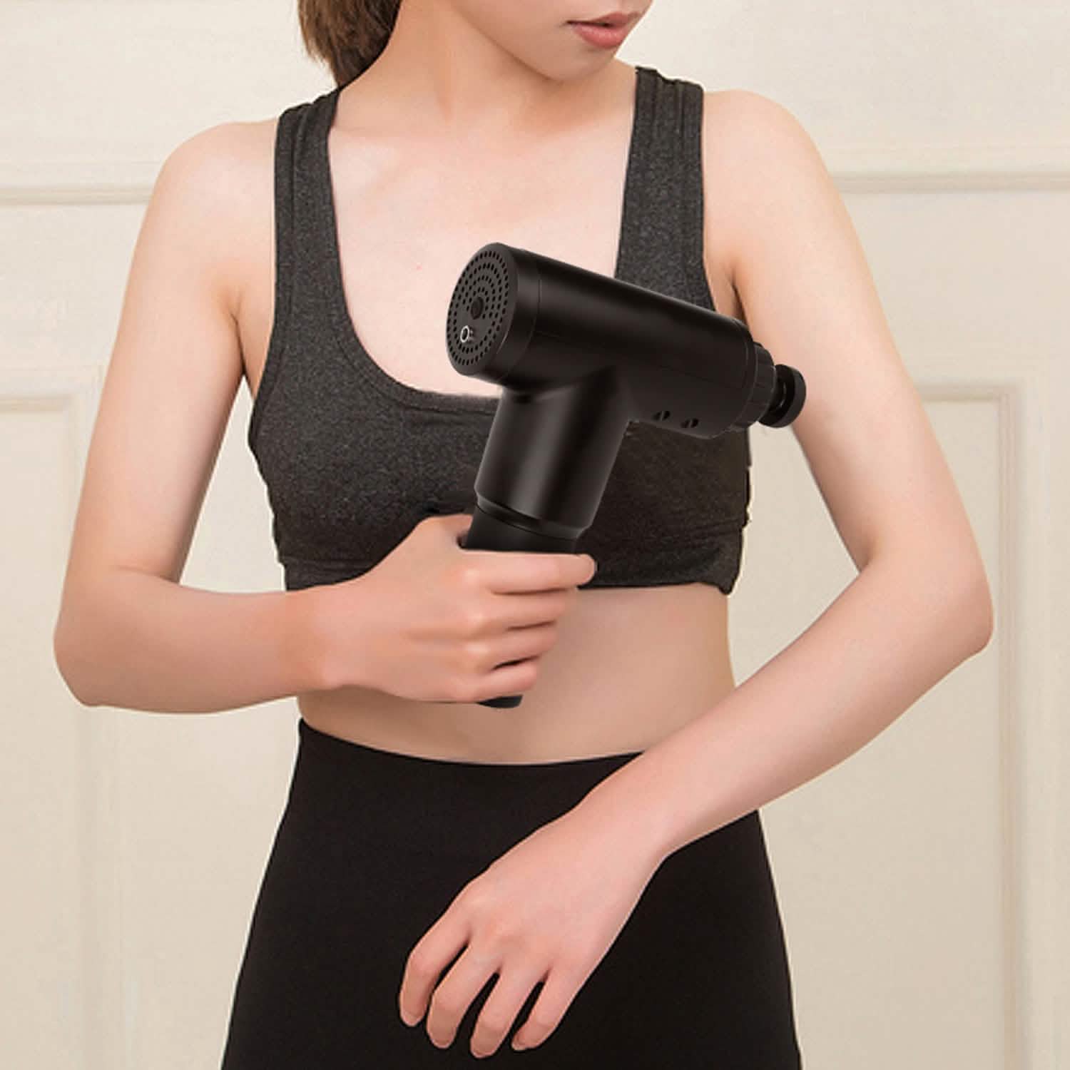 Rechargeable Percussion Massage Gun Health & Wellness - Tophatter Daily Deals