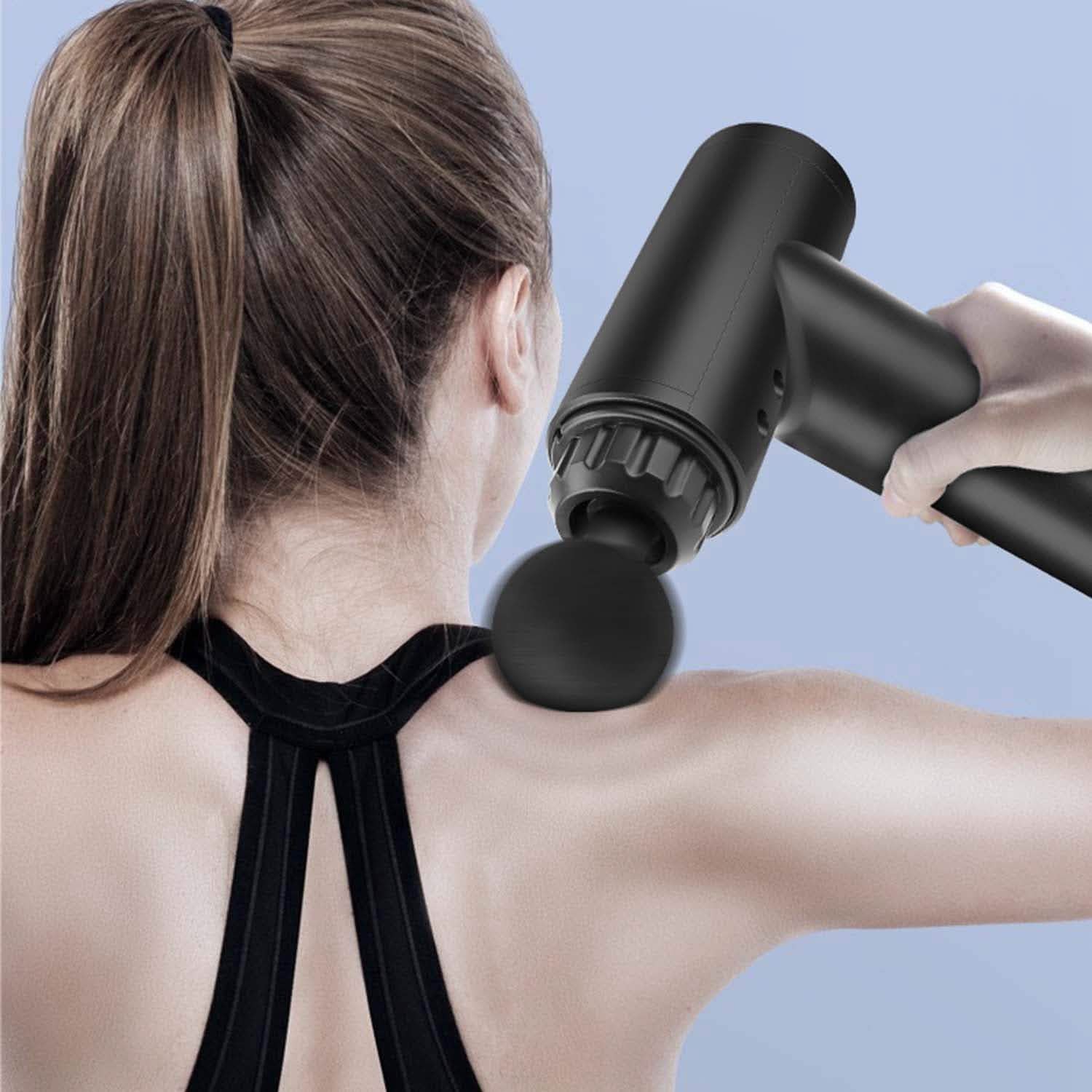 Rechargeable Percussion Massage Gun Health & Wellness - Tophatter Daily Deals
