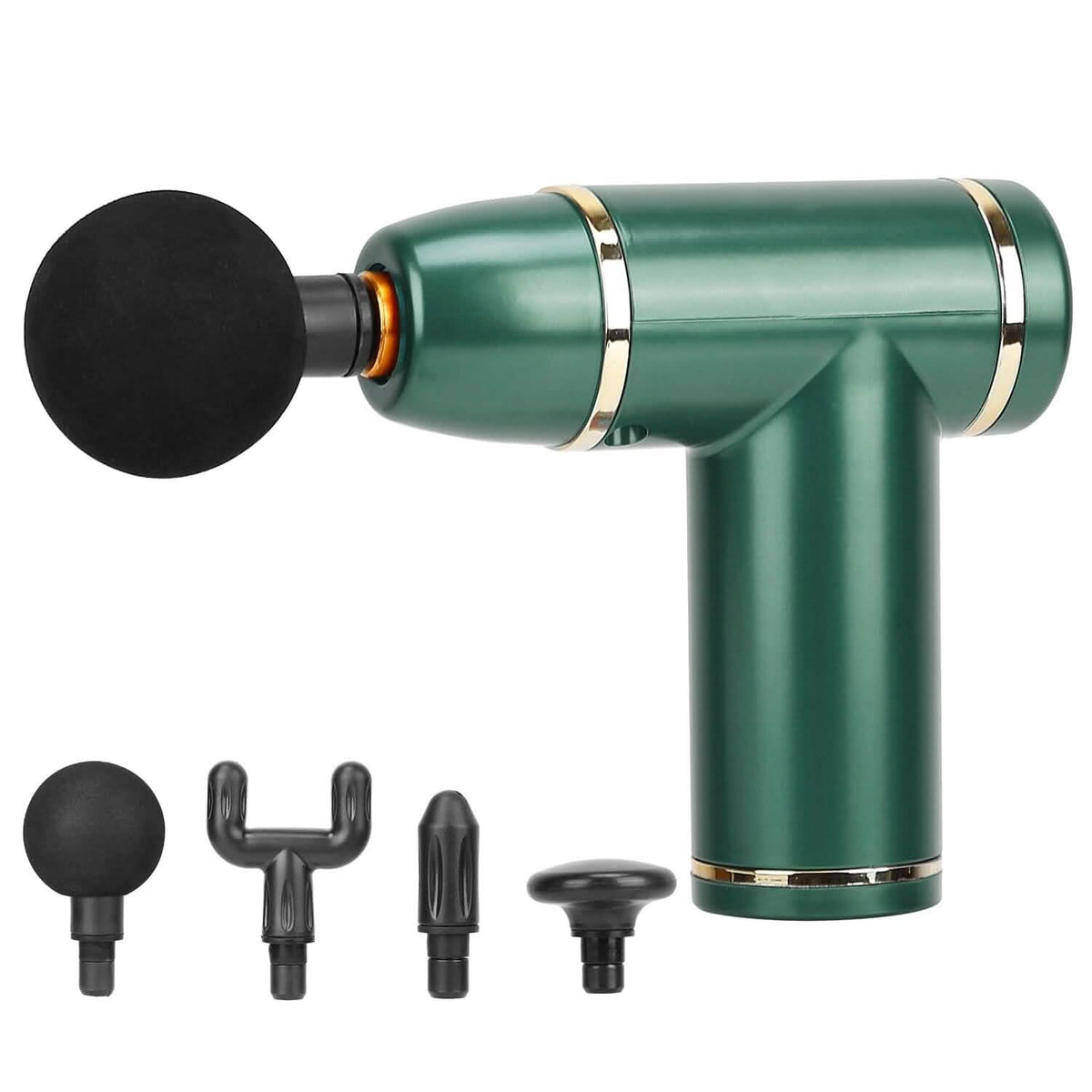 Rechargeable Percussion Massage Gun Green Health & Wellness - Tophatter Daily Deals