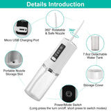 Rechargeable Portable Water Flosser Beauty & Personal Care - Tophatter Daily Deals