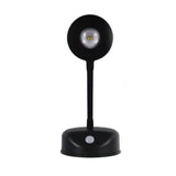 Rechargeable Smart Led Wall Spotlight Black Indoor Lighting - Tophatter Daily Deals