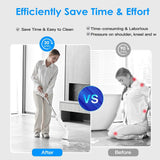 Rechargeable Telescopic Cleaning Brush 6 Replaceable Heads 2 Speed Adjustable Extension Arm Household Appliances - Tophatter Daily Deals