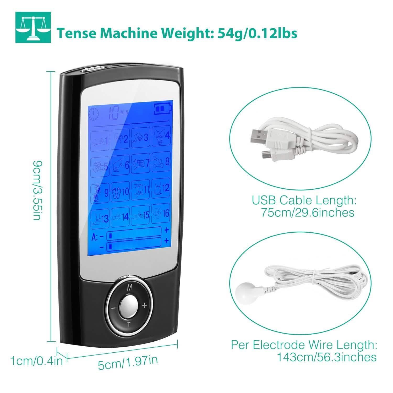 Rechargeable Tens Unit Machine Impulse Massager Health & Wellness - Tophatter Daily Deals