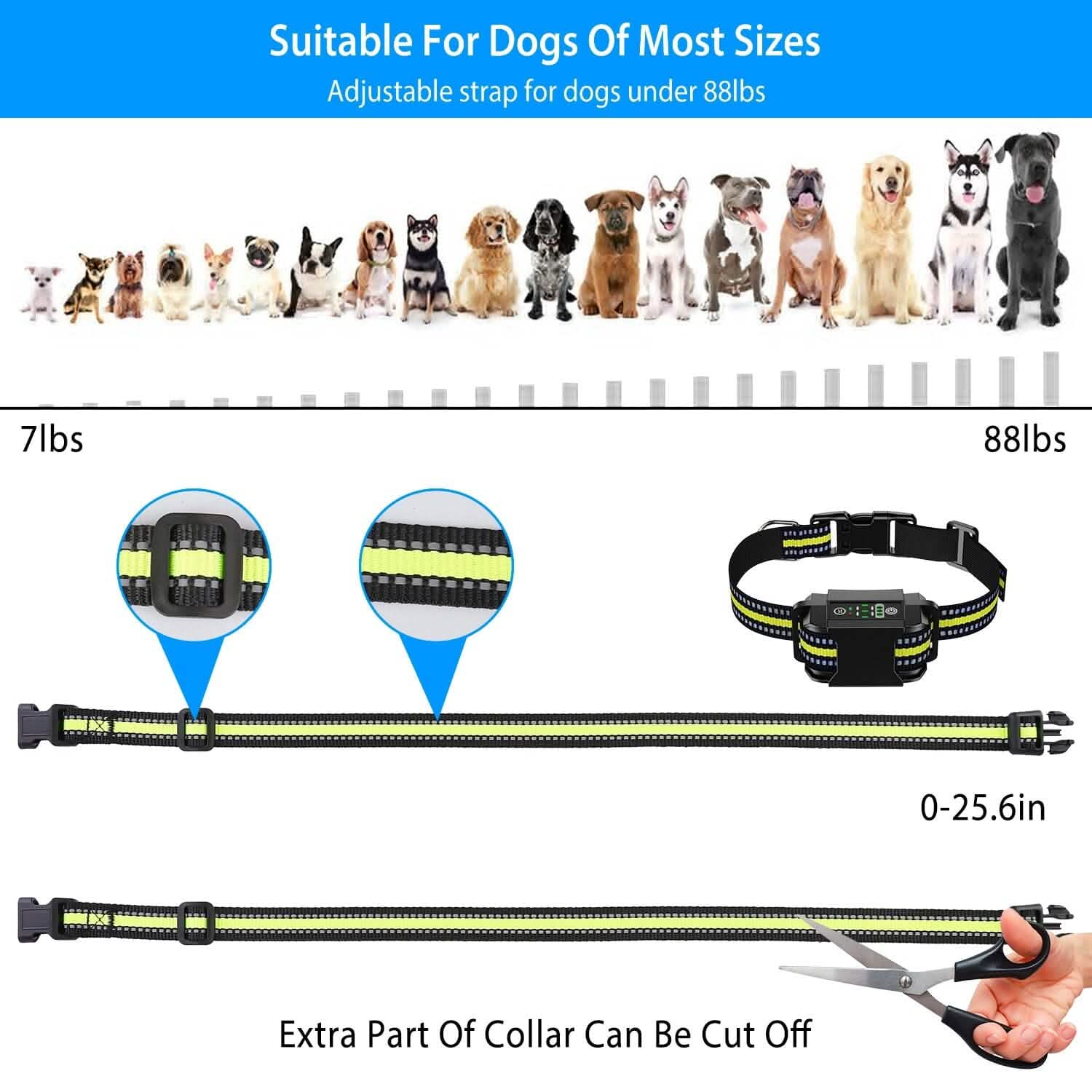 Rechargeable Waterproof Beep Vibration Static Stimulation Bark Stopper Pet Supplies - Tophatter Daily Deals