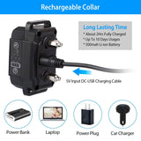 Rechargeable Waterproof Beep Vibration Static Stimulation Bark Stopper Pet Supplies - Tophatter Daily Deals