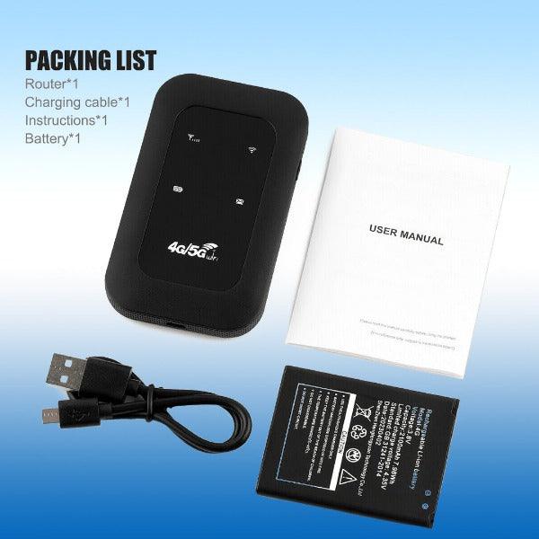 MiFi Device UK - Wireless 4G 5G LTE Mobile Hotspot Router Unlocked-WiFi Portable MiFi Broadband Apparel & Accessories - Tophatter Daily Deals