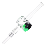 Reclaimer Dab Straw Quartz Tip Green Black Silicone Dab Straws - Tophatter Daily Deals