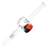 Reclaimer Dab Straw Quartz Tip Red Black Silicone Dab Straws - Tophatter Daily Deals