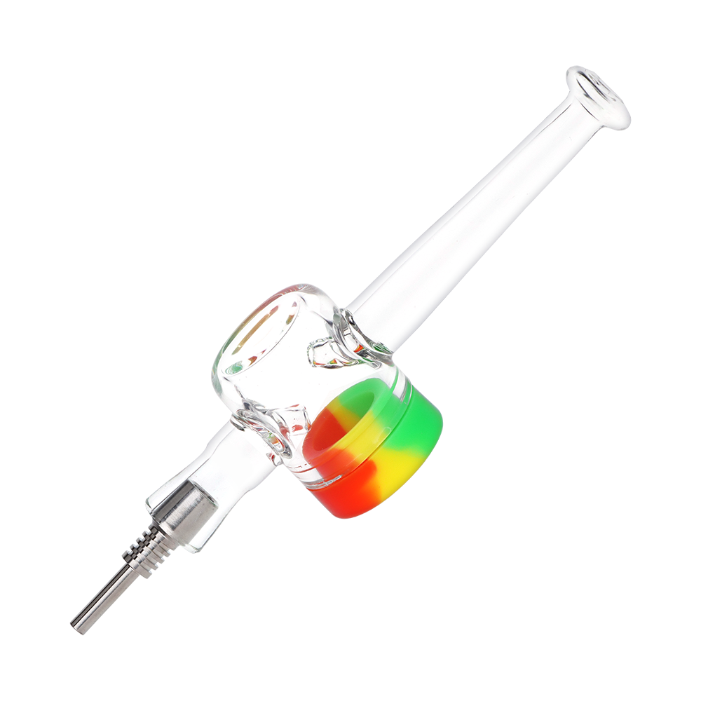 Reclaimer Dab Straw Titanium Tip Rasta Silicone Dab Straws - Tophatter Daily Deals