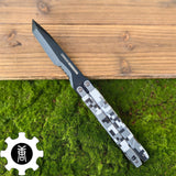 Val Game Knife Handicrafts Metal Game Skin Knife Gamer Gift Recon Snow Camo - Tophatter Daily Deals