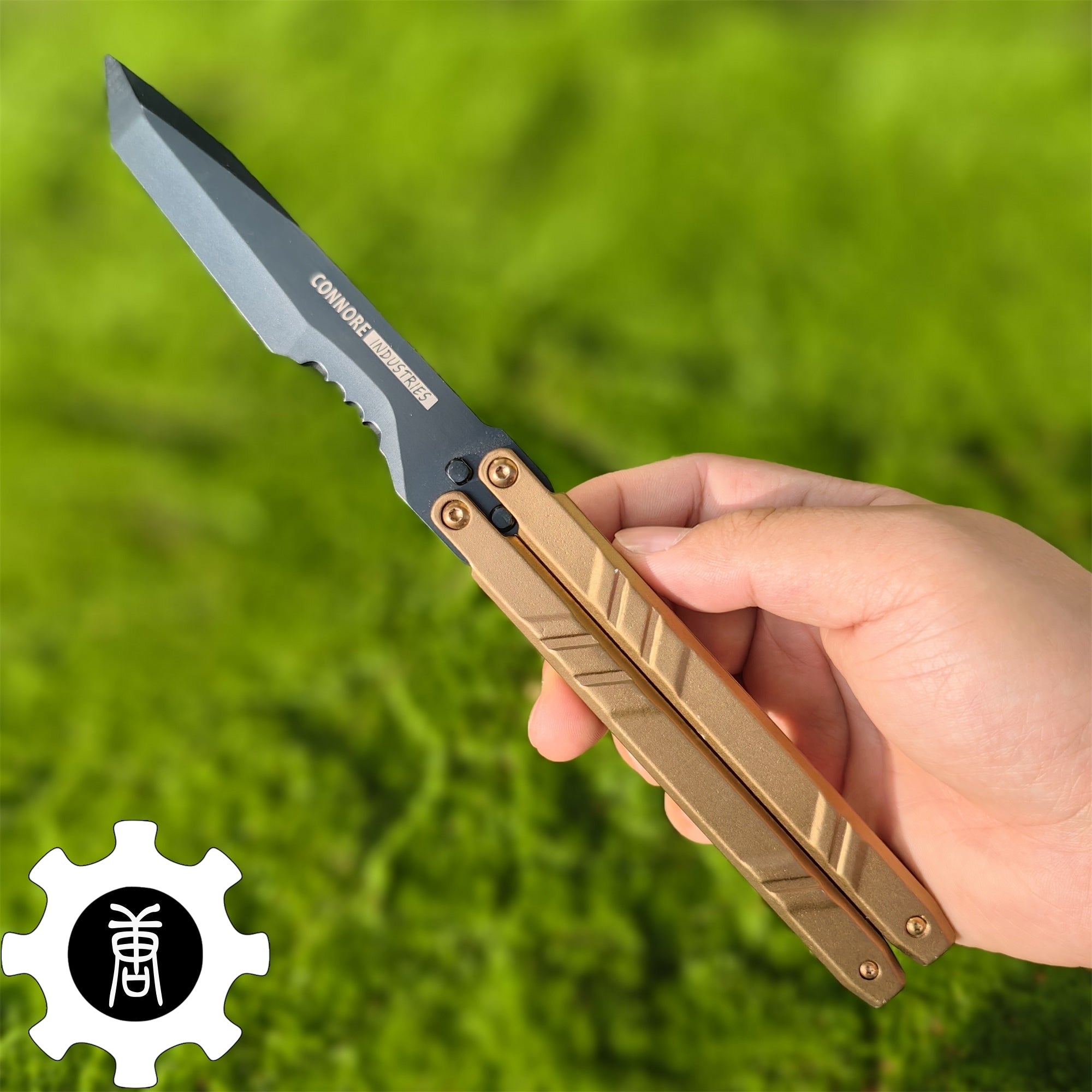 Val Game Knife Handicrafts Metal Game Skin Knife Gamer Gift Recon Dark Golden - Tophatter Daily Deals