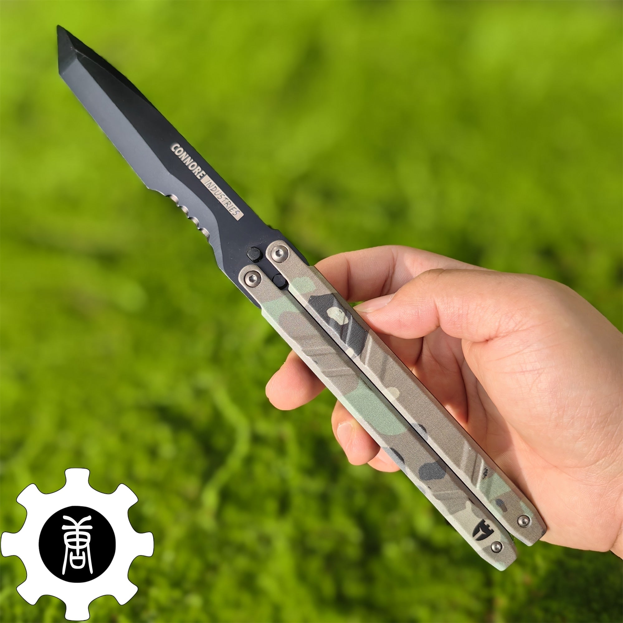 IRL Recon Knife Blunt Blade BalisongTrainer - Tophatter Daily Deals