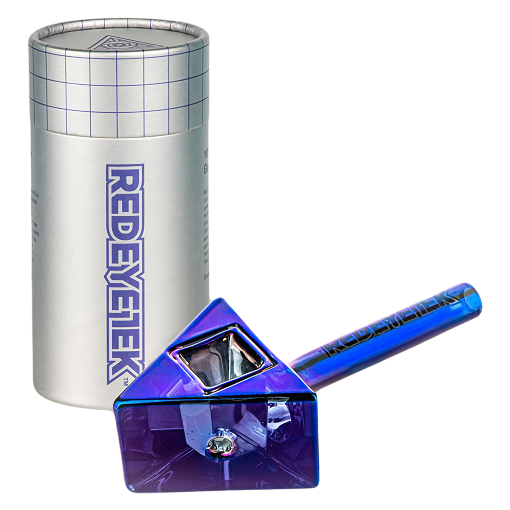 Red Eye Tek Infinity Bowl Triangle Hand Pipe Hand Pipes - Tophatter Daily Deals