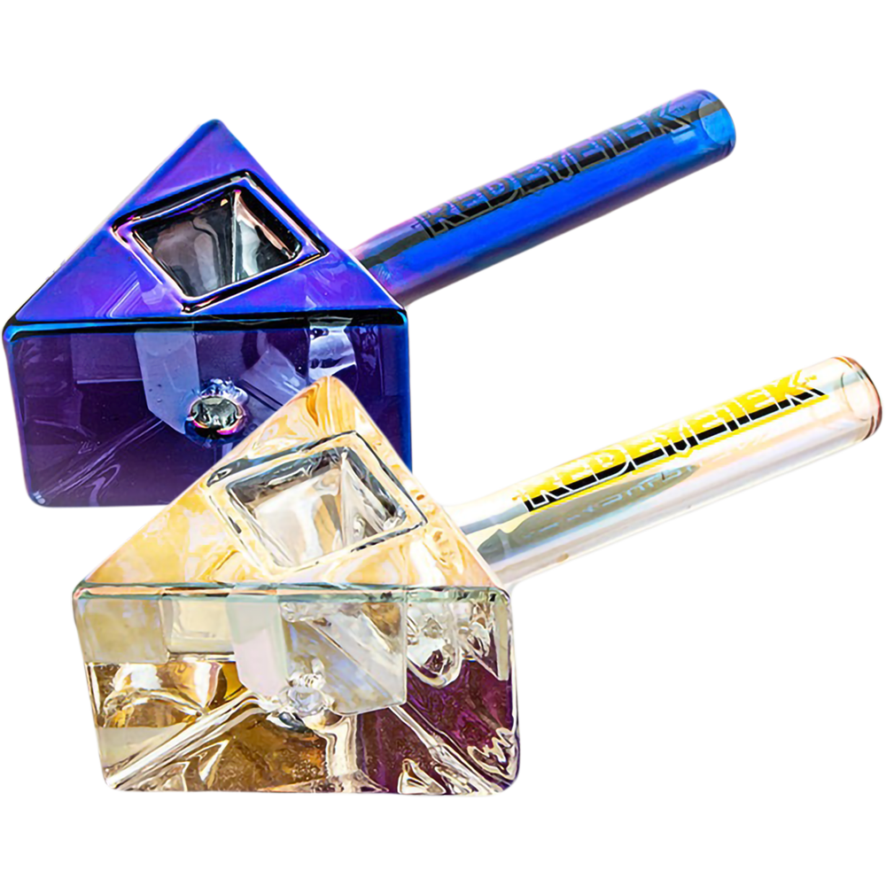 Red Eye Tek Infinity Bowl Triangle Hand Pipe Hand Pipes - Tophatter Daily Deals