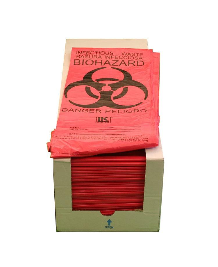 Case of 500 Infectious Waste Bags Survival - Tophatter Daily Deals