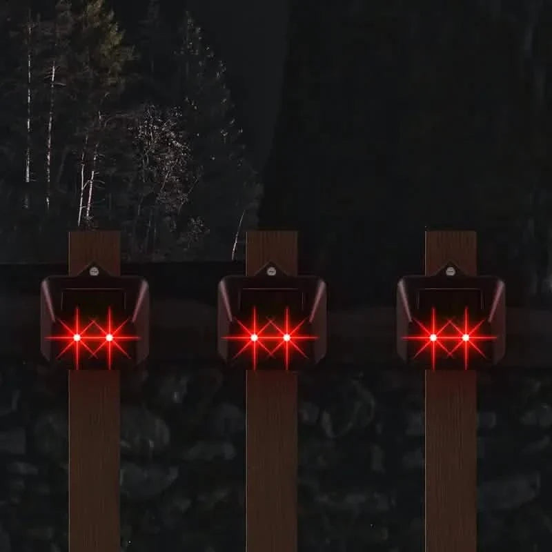Red LED Light Waterproof Predator Repellent for Gardens Pest Control - Tophatter Daily Deals