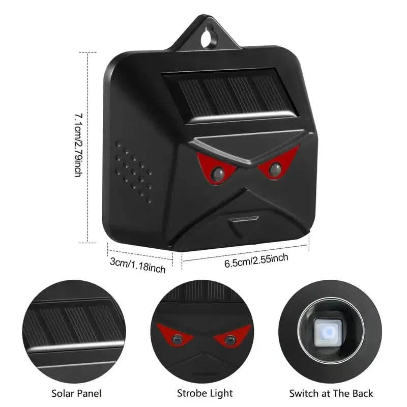 Red LED Light Waterproof Predator Repellent for Gardens Pest Control - Tophatter Daily Deals