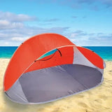Pop-Up Beach Tent With Carry Bag Red Everything Else - Tophatter Daily Deals