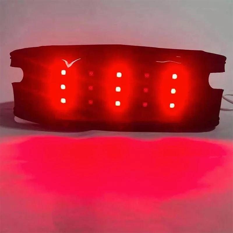 Red Light Therapy Belt - 660nm & 880nm IR Light Therapy Device For Facial Lifting Slim Chin Health & Beauty - Tophatter Daily Deals
