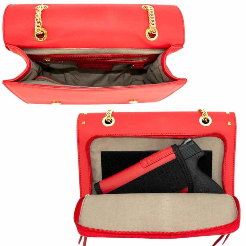 Cameleon® Kylie Conceal Carry Crossbody and Clutch Purse Handgun Purses - Tophatter Daily Deals