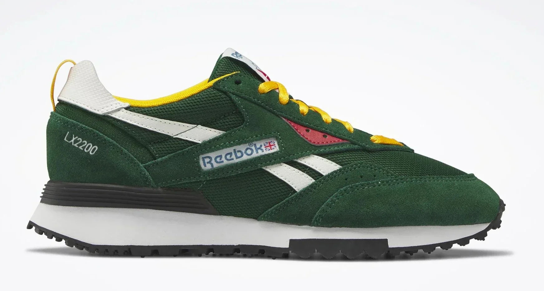 Reebok Men's Lx2200 Shoes - Drkgrn/Drkgrn/Chalk Drkgrn Chalk Footwear - Tophatter Daily Deals