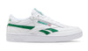 Reebok Men's Club C Revenge Mu Shoes - White/White/Glen Green White Glen Green Footwear - Tophatter Daily Deals
