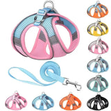 Reflective Dogs Harness with Leash Adjustable Harness Vest Breathable Collars Pet Supplies - Tophatter Daily Deals