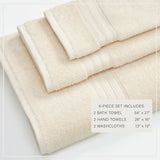 Cotton Terry Bath Towel Set - Cooper Collection Bath - Tophatter Daily Deals