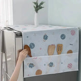 Refrigerator and Washing Machine Dust Covers with Pockets Planet Furniture & Decor - Tophatter Daily Deals