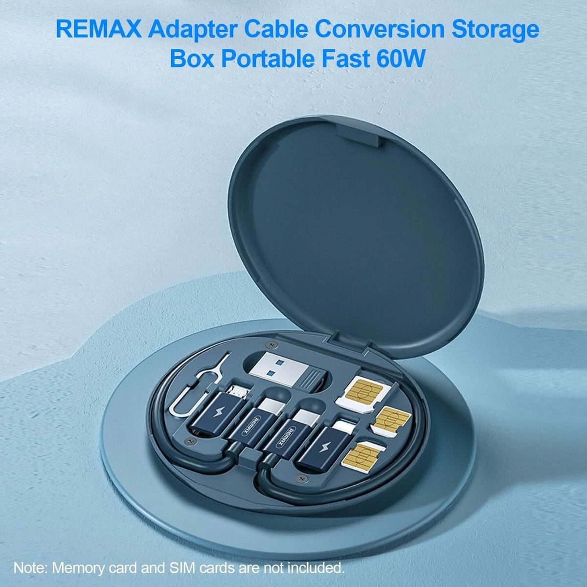Remax Cable Adapter Storage Box Phone Holder Phone Mounts & Holders - Tophatter Daily Deals