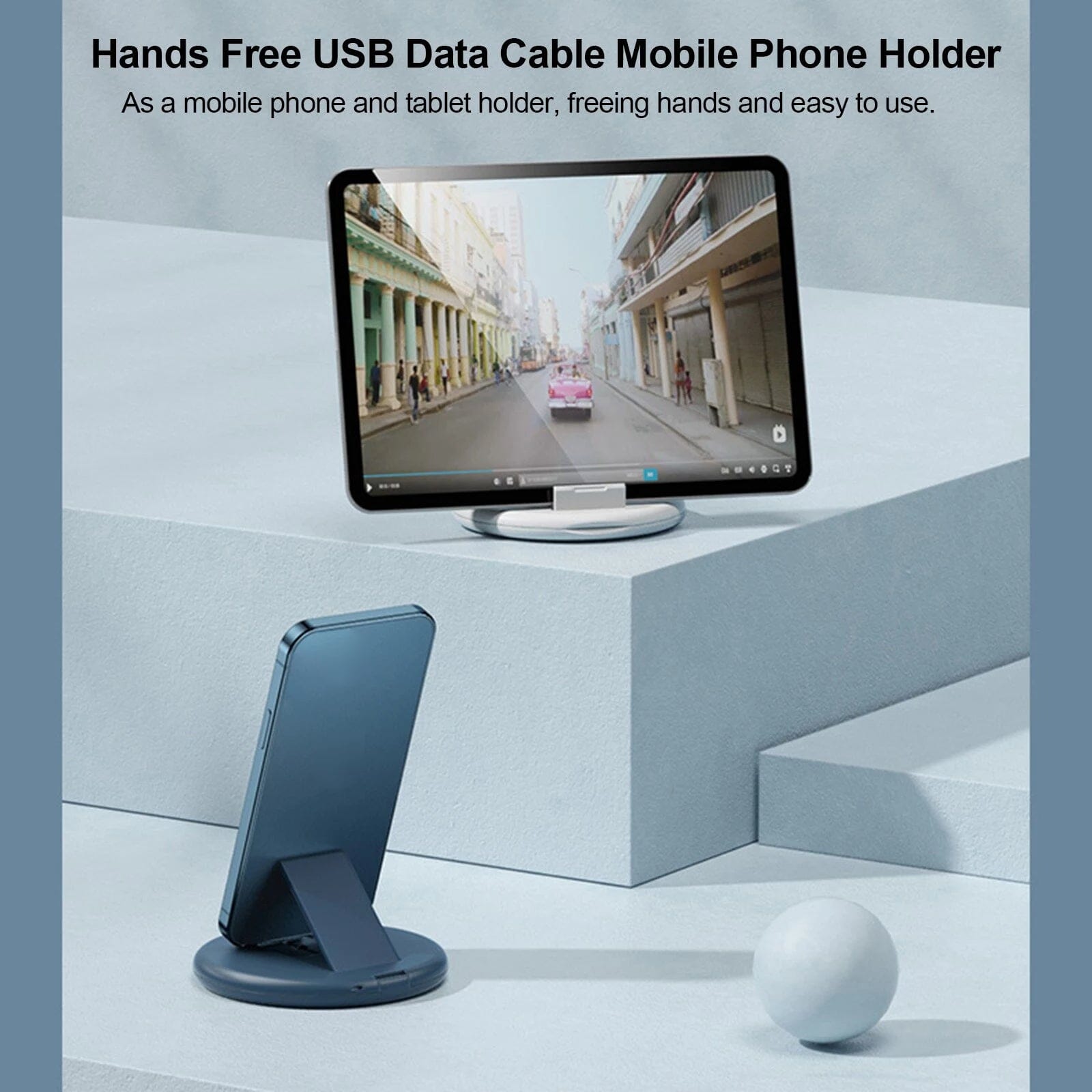 Remax Cable Adapter Storage Box Phone Holder Phone Holder - Tophatter Daily Deals